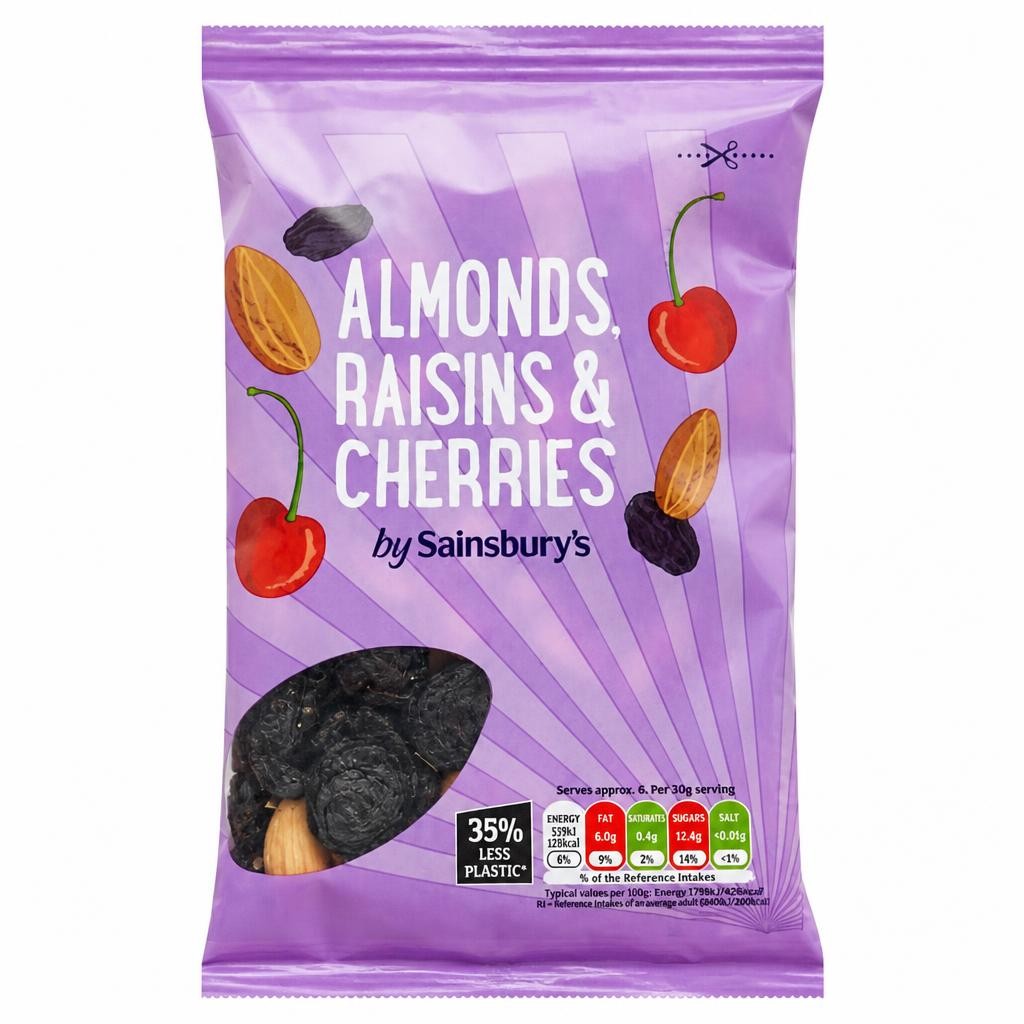 Sainsbury's Almonds, Raisins & Cherries 200g