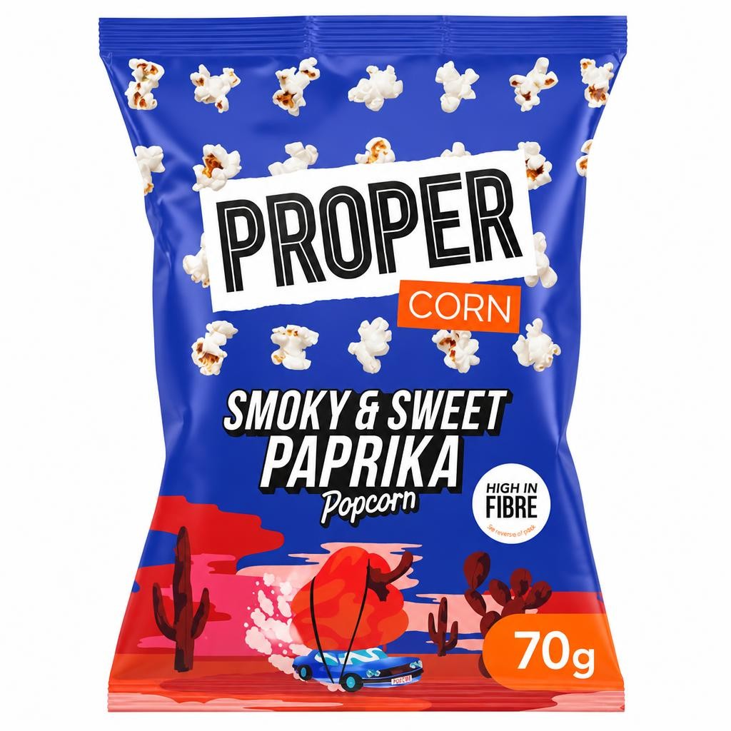 Propercorn Smoky & Sweet Paprika Popcorn 70g