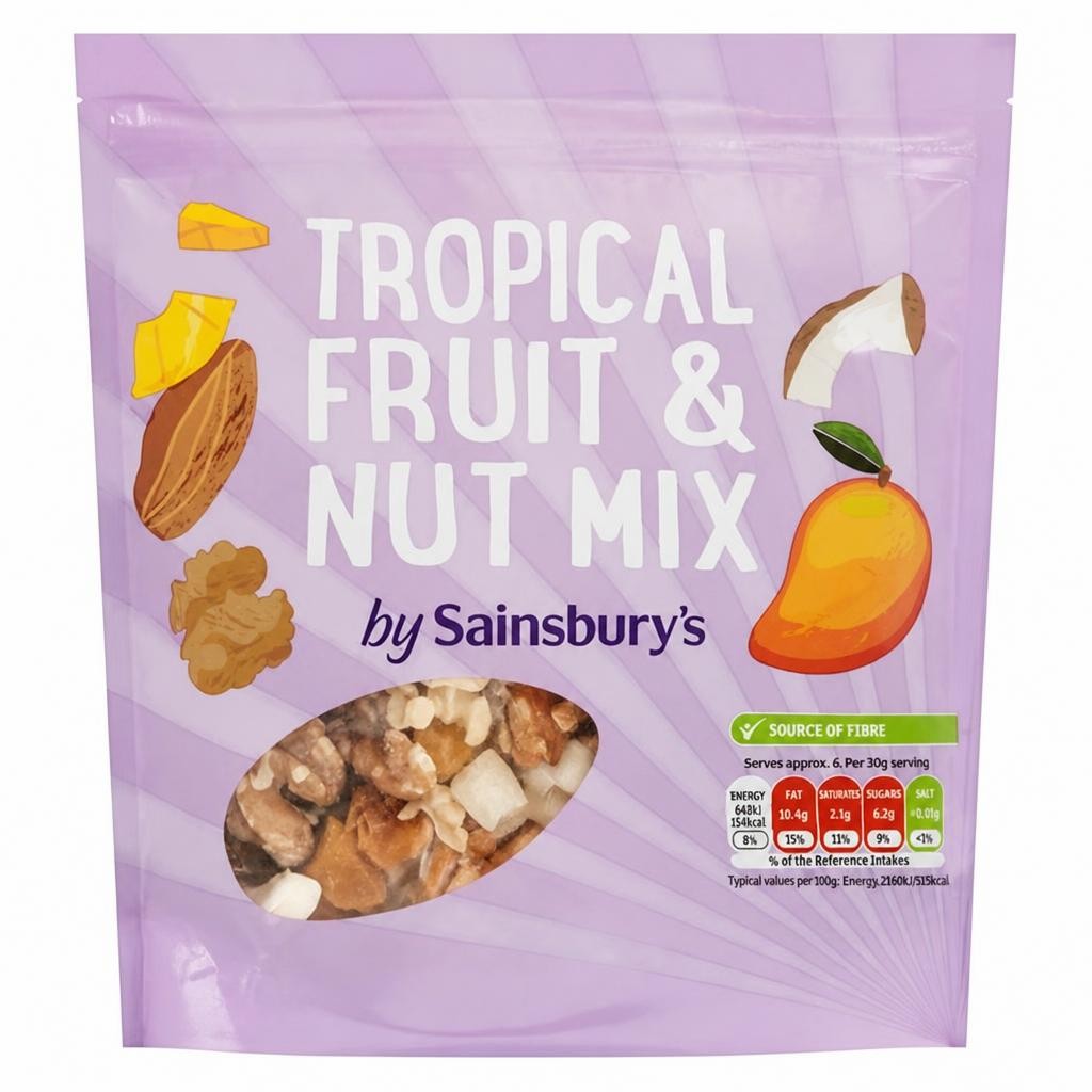 Sainsbury's Tropical Fruit & Nut Mix 200g