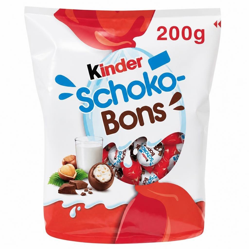 Kinder Milk Chocolate & Hazelnut Schoko Bons 200g
