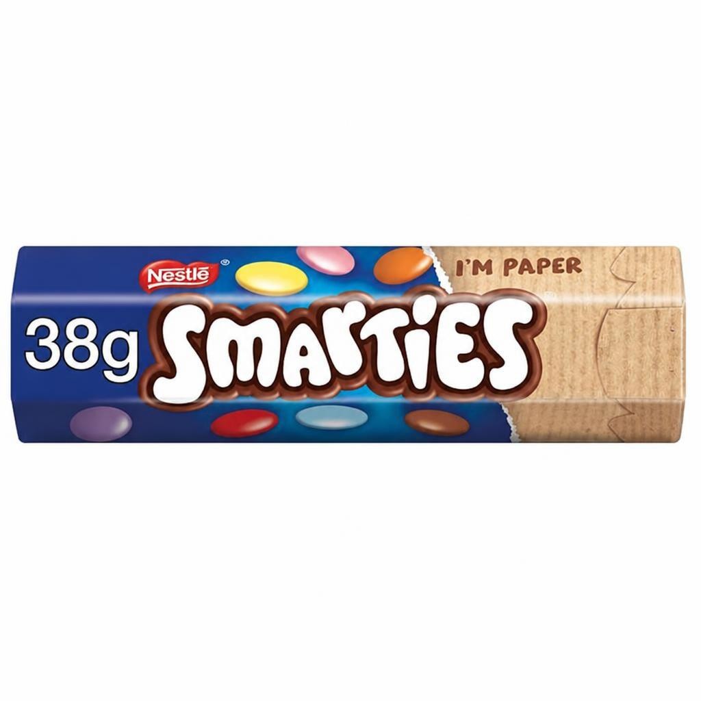 Smarties Milk Chocolate Sweets Tube 38g