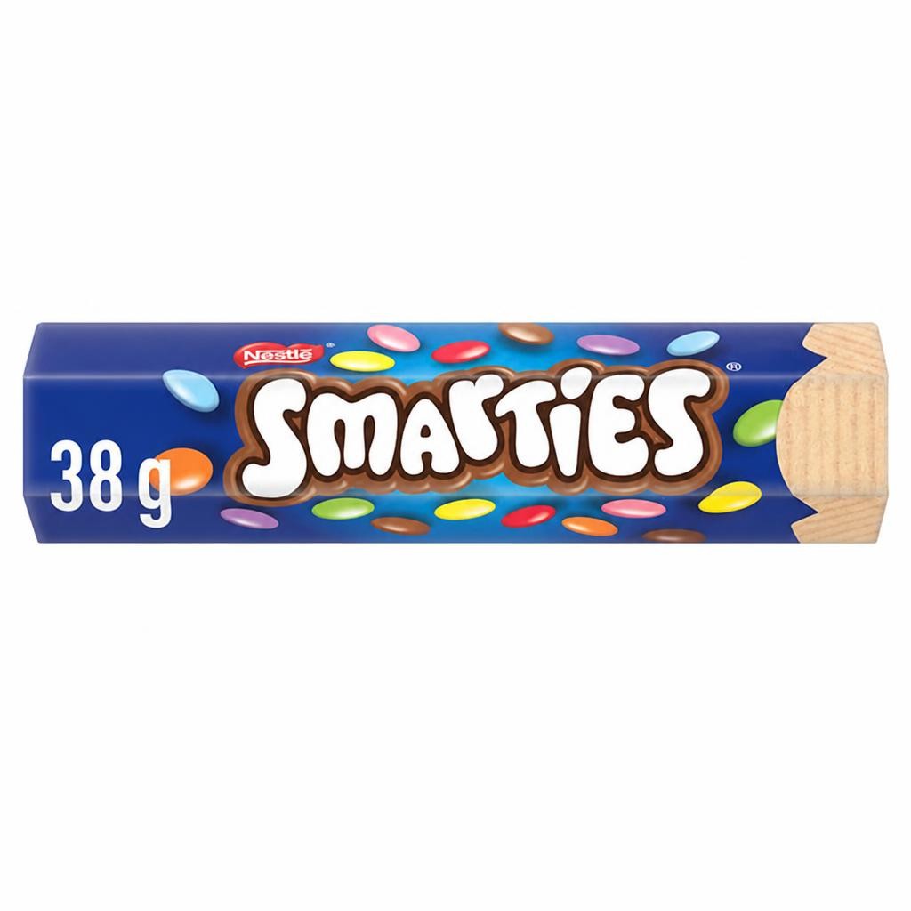 Smarties Milk Chocolate Sweets Tube 38g