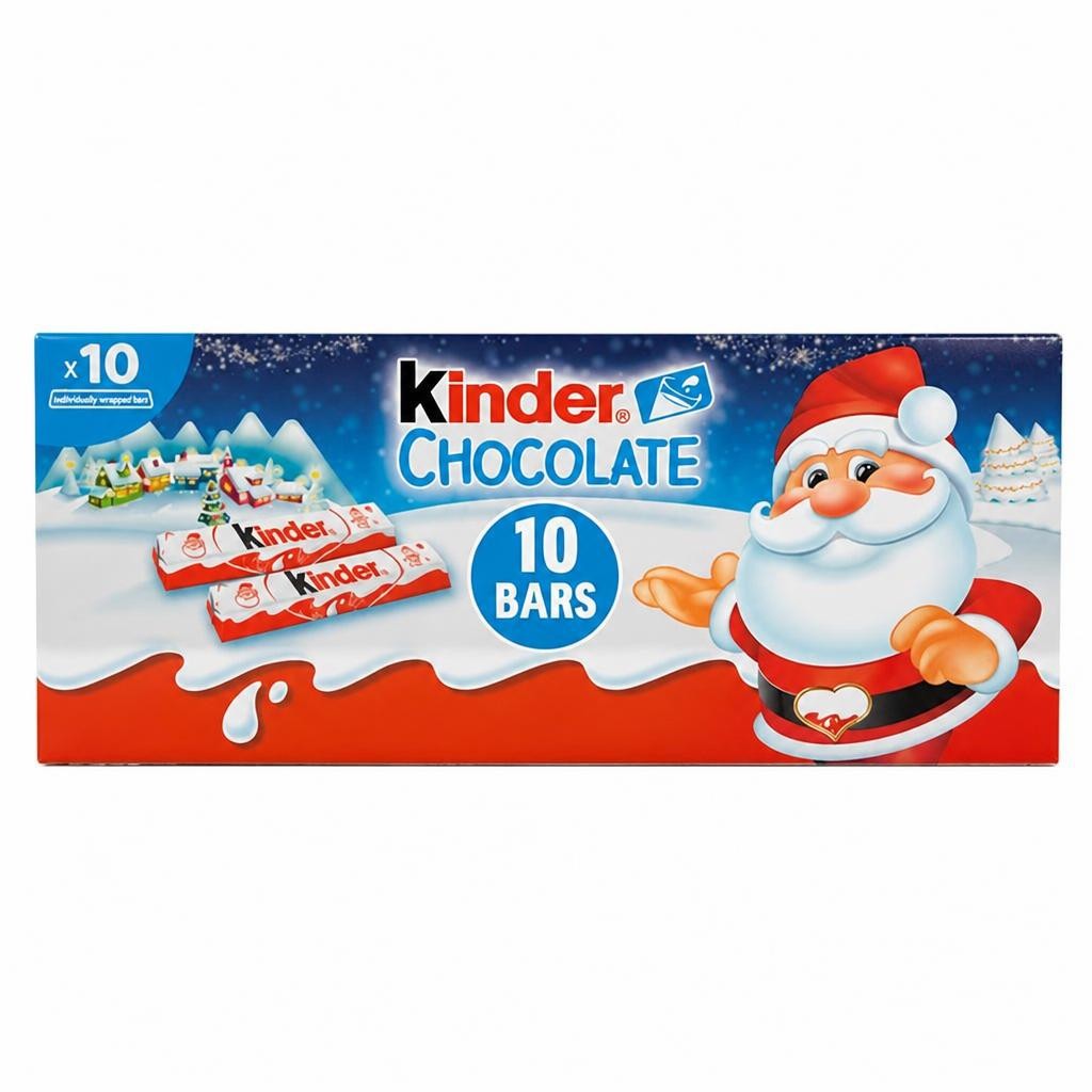 Kinder Chocolate Wrapped Small Bars x10 125g
