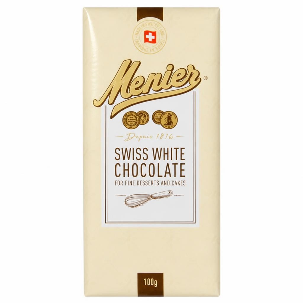 Menier Swiss White Cooking Chocolate 100g