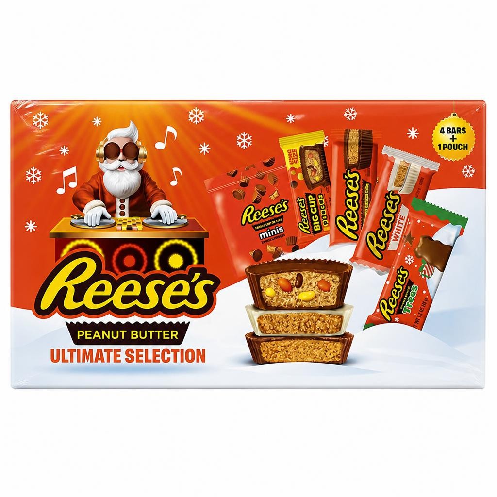 Reese's Peanut Butter Christmas Selection Box Pack x5 284g