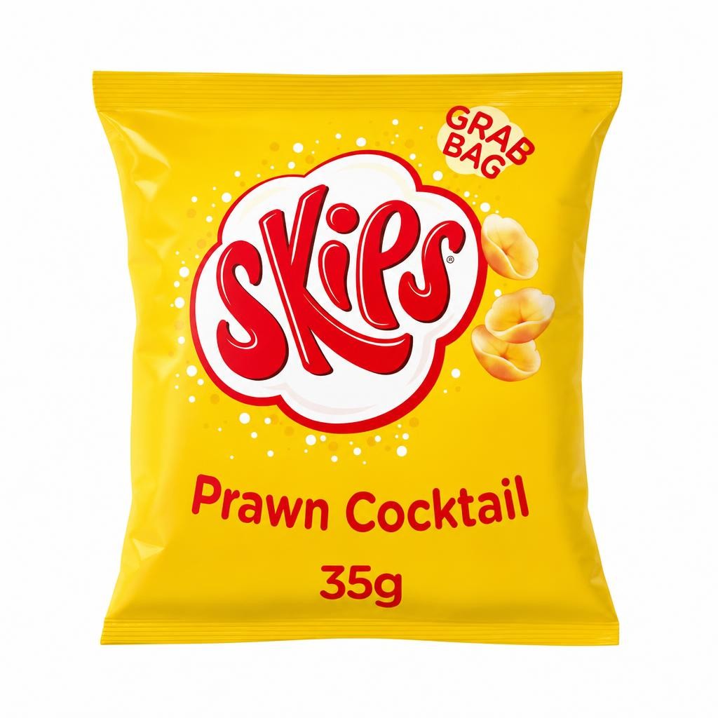 Skips Prawn Cocktail Grab Bag Crisps 35g