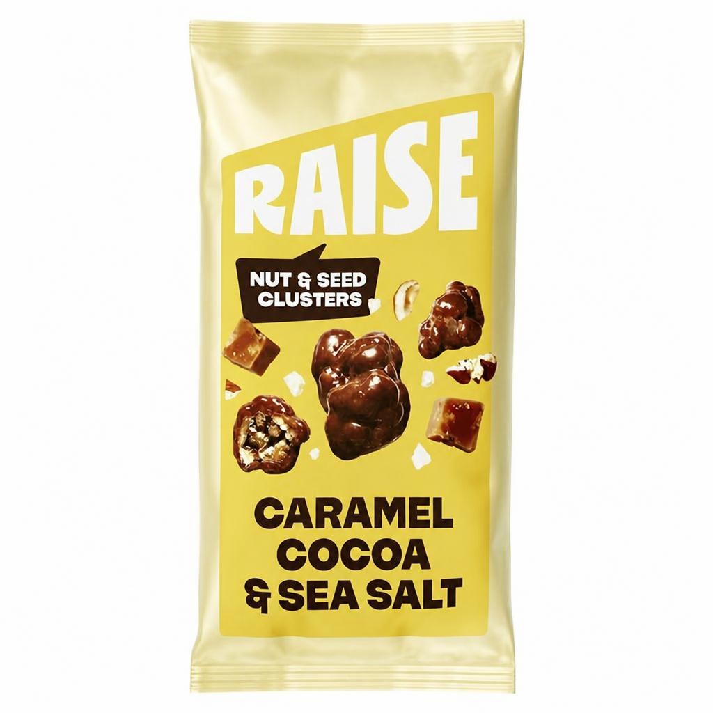 Raise Clusters of Nuts & Seeds Caramel Sea Salt 35g