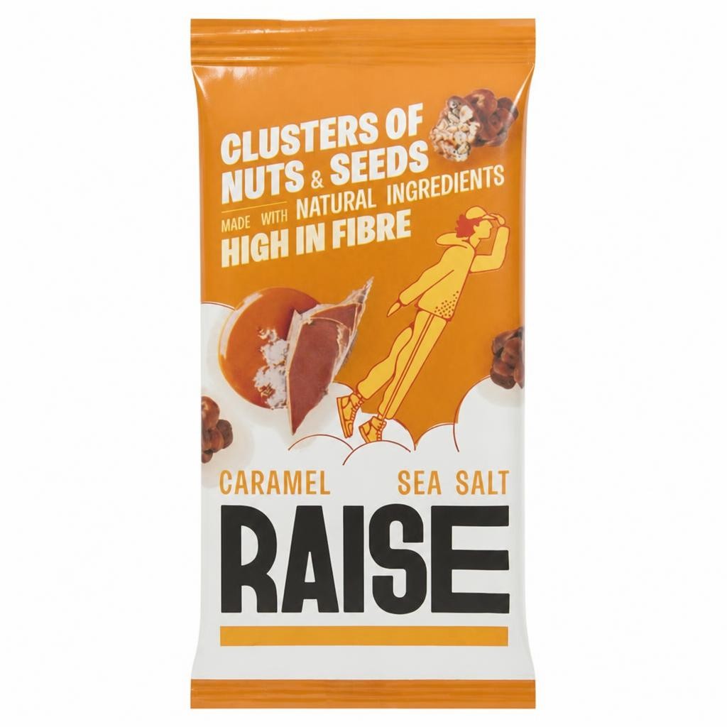 Raise Clusters of Nuts & Seeds Caramel Sea Salt 35g