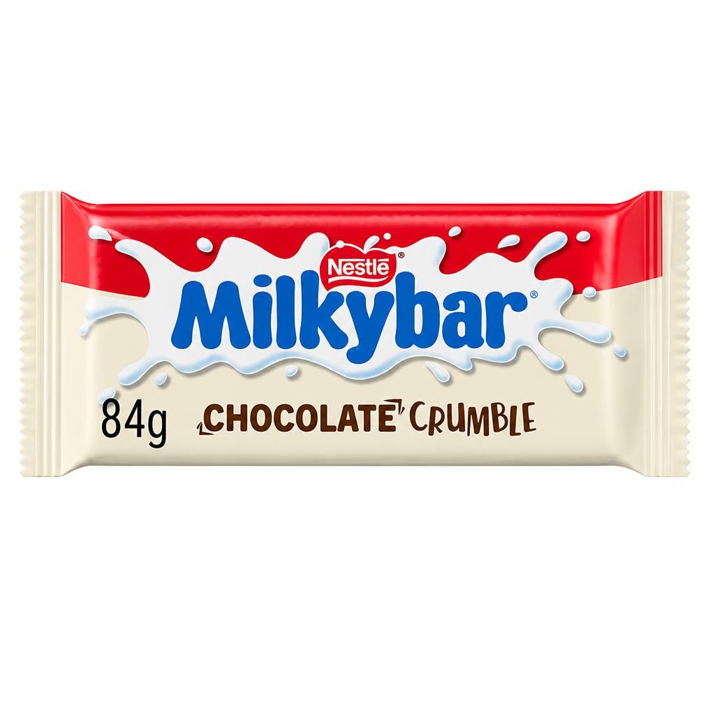 Milkybar Chocolate Crumble White Chocolate Bar 84g