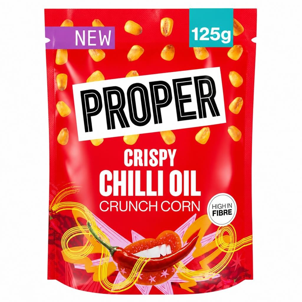 Proper Crispy Chilli Oil Crunch Corn 125g