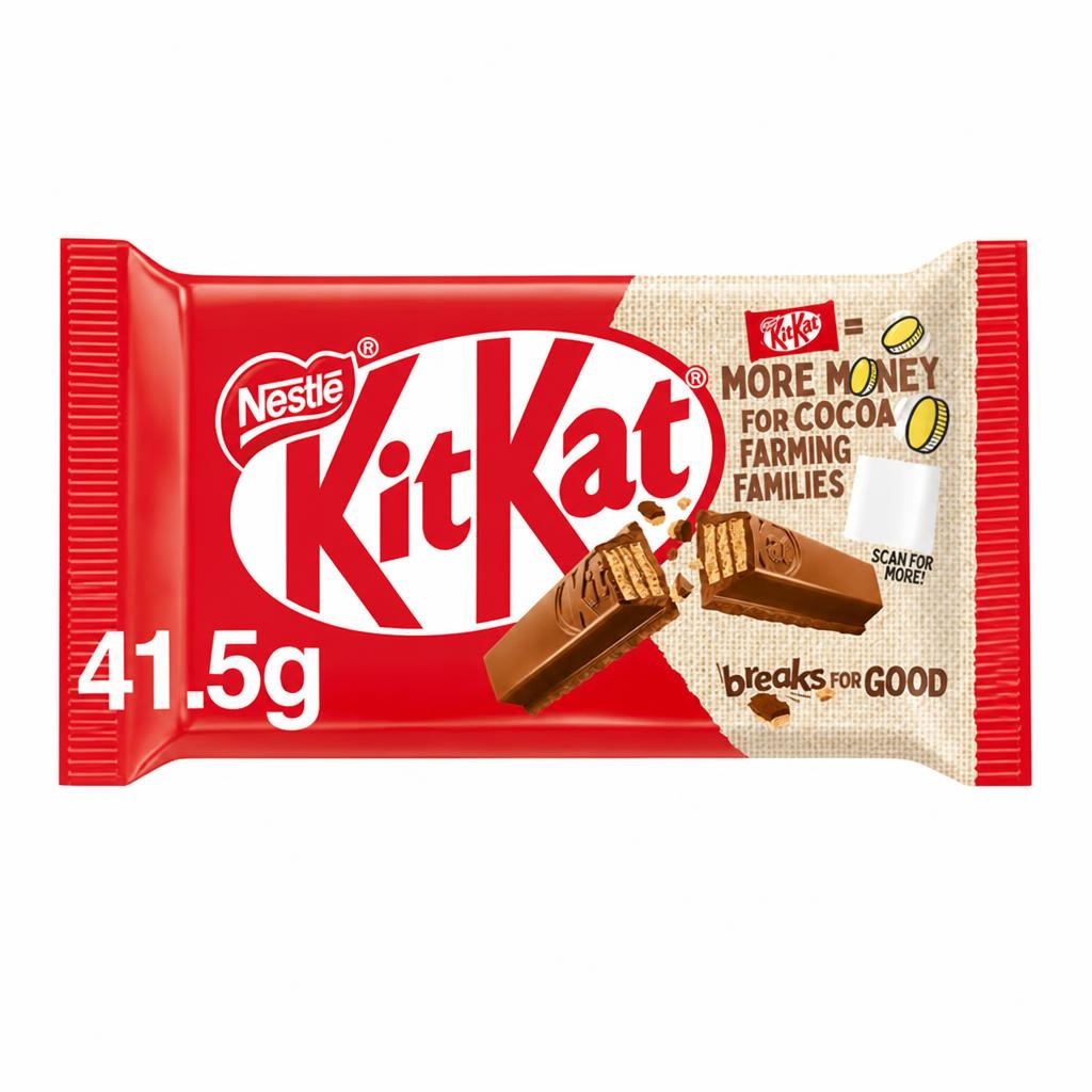 KitKat 4 Finger Milk Chocolate Bar 41.5g