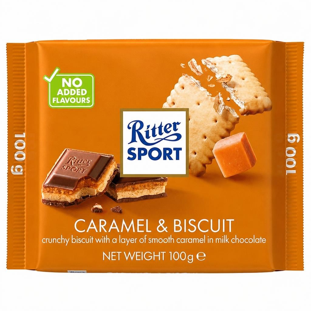 Ritter Sport Caramel & Biscuit 100g