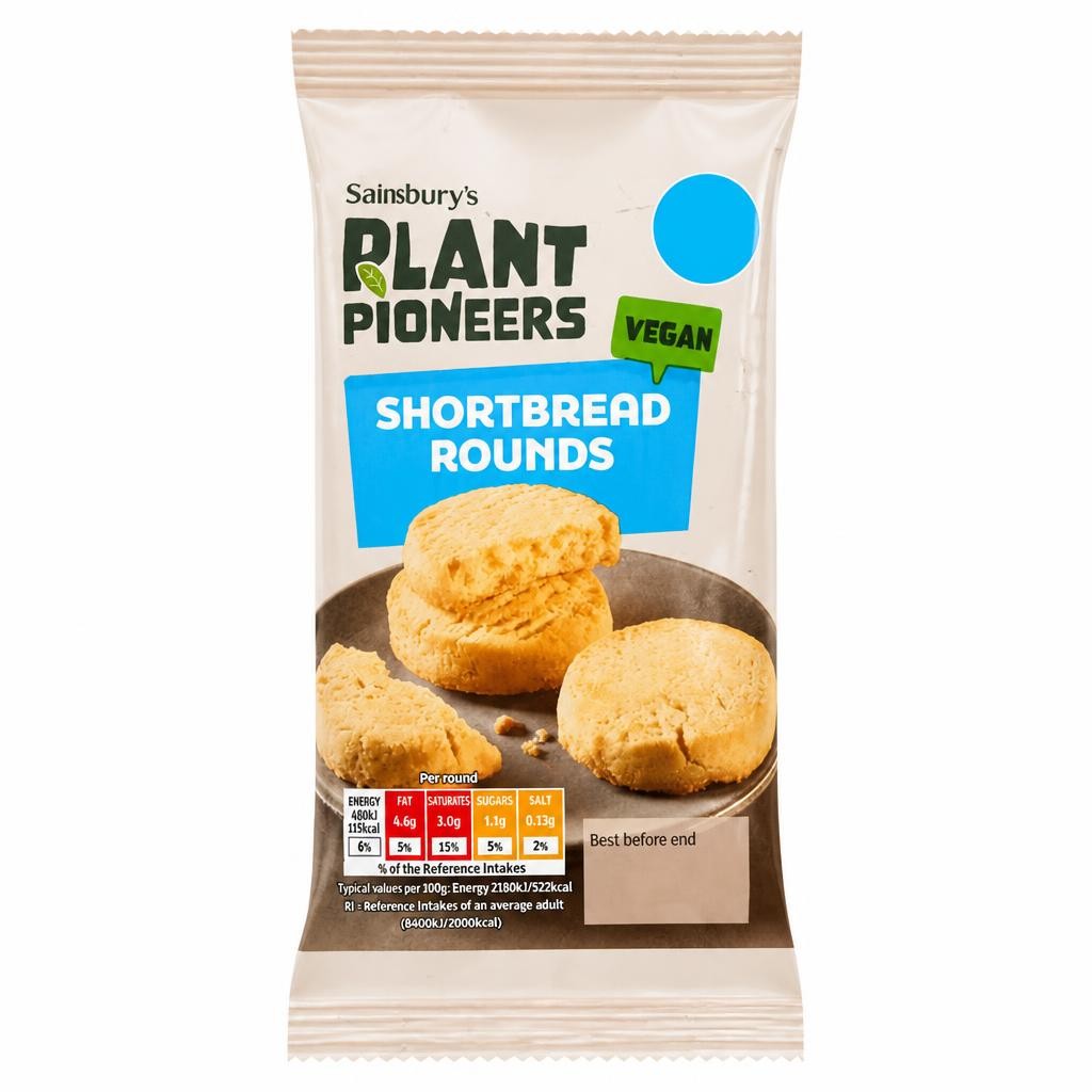 Plant Pioneers Shortbread Rounds 175g