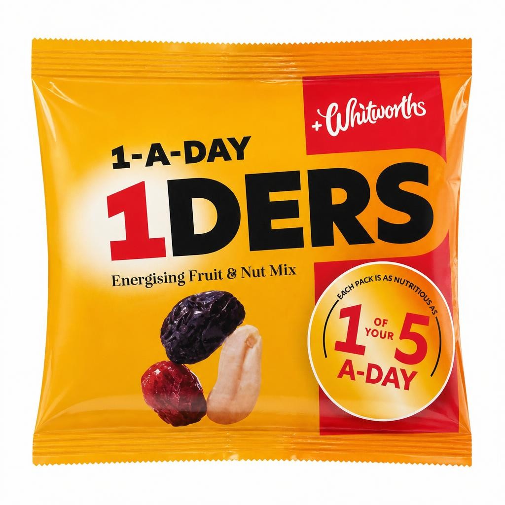 Whitworths 1Ders Energising Fruit & Nut Mix 1 a Day 5 x 30g