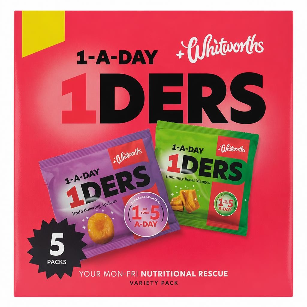 Whitworths 1Ders Variety Pack 1 a Day 5 x 30g