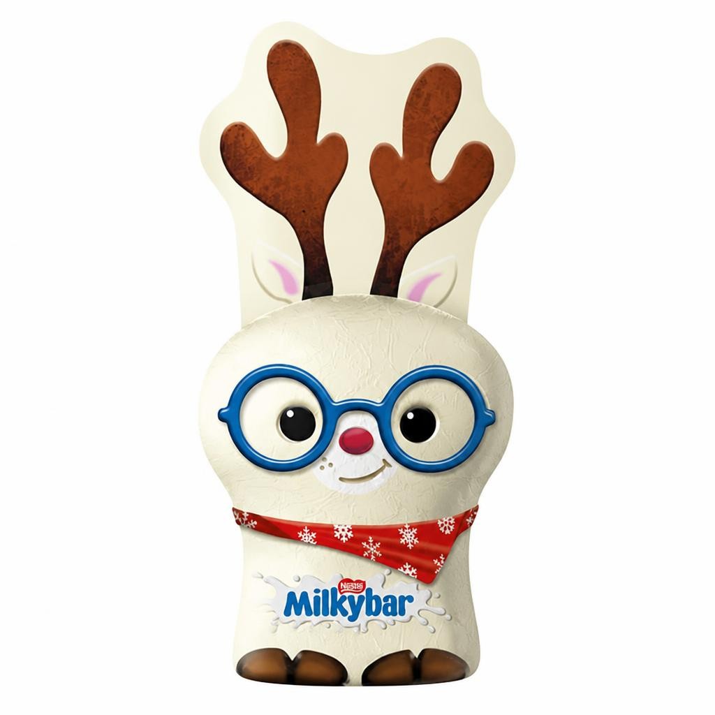 Milkybar Reindeer White Chocolate Christmas Figure 88g
