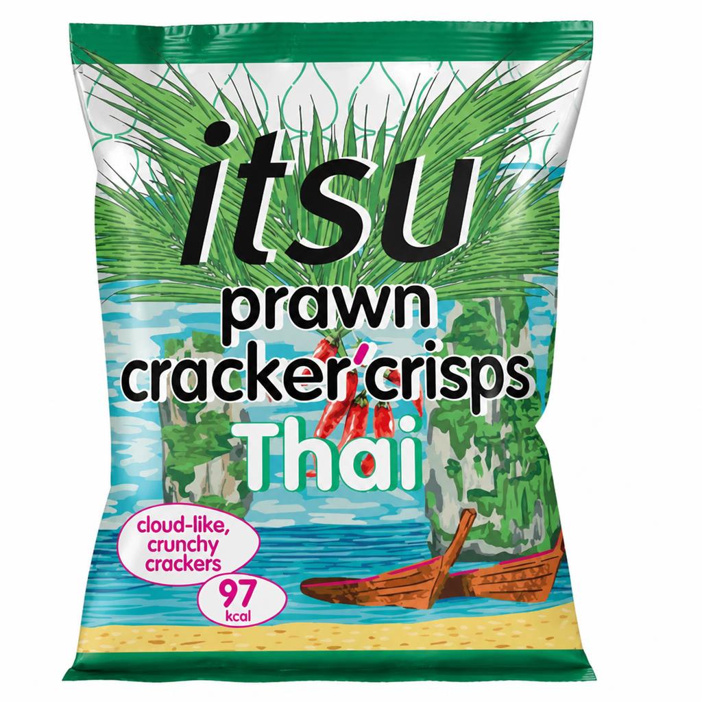 itsu Thai Sweet Chilli Prawn Cracker Crisps 19g