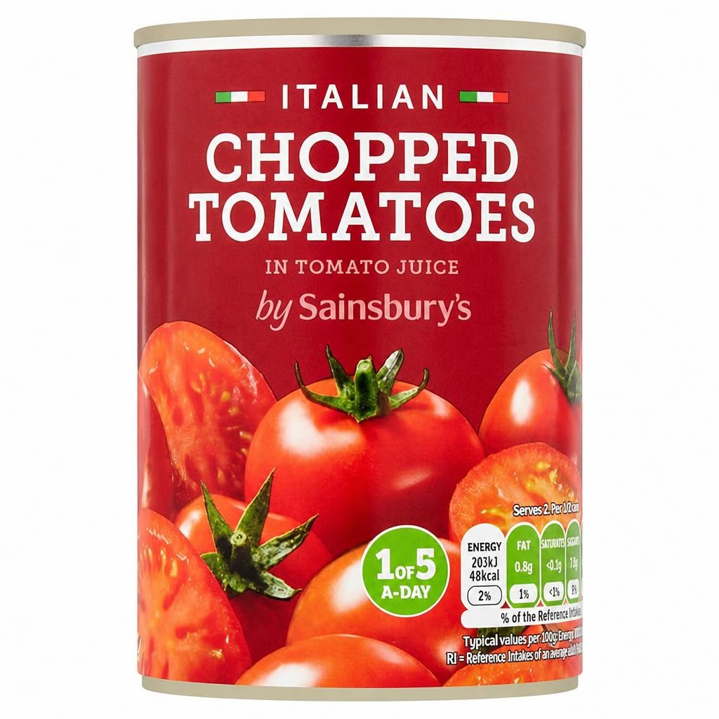 Sainsbury's Chopped Tomatoes Can 400g