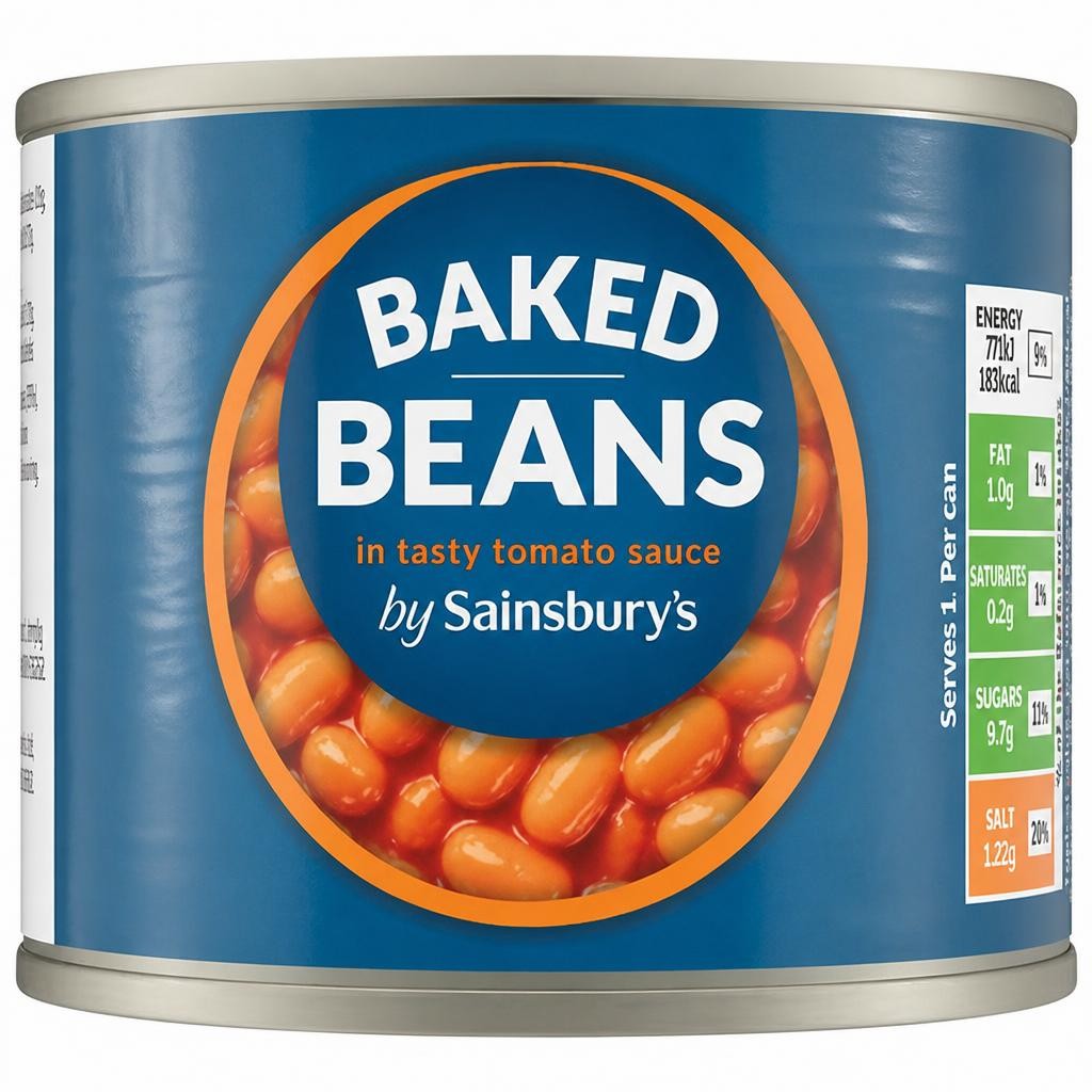 Sainsbury's 215g Baked Beans In Tomato Sauce