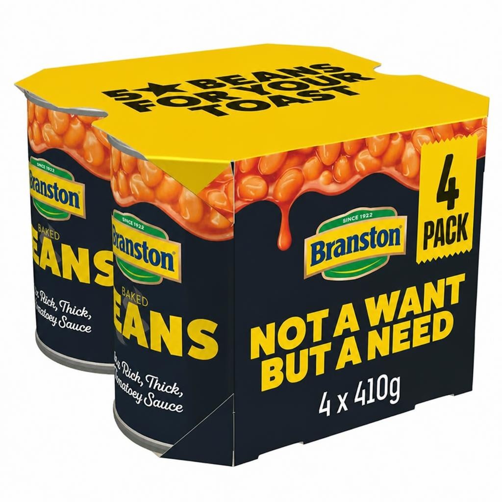 Branston Baked Beans 4x410g