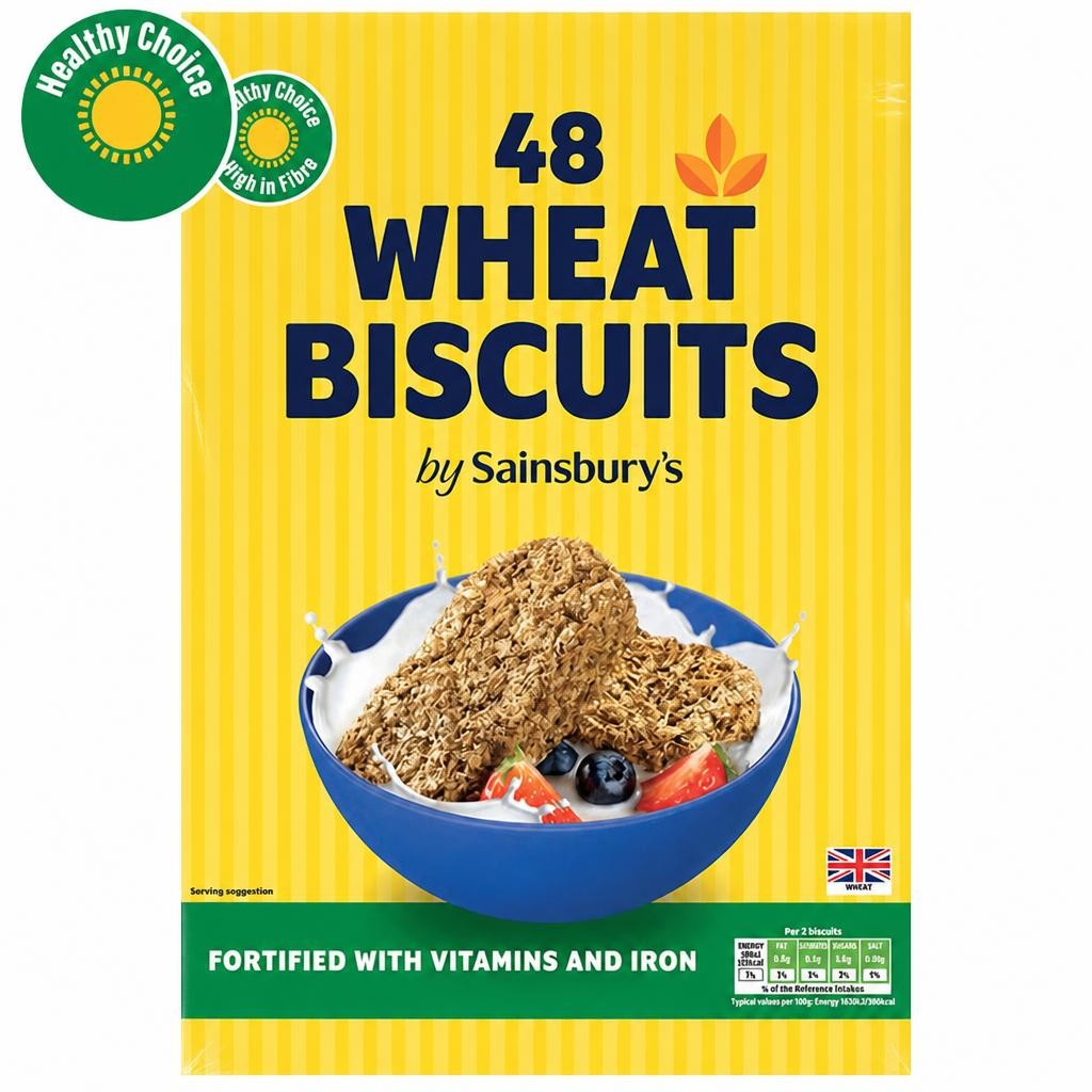 Sainsbury's Wheat Biscuits x48