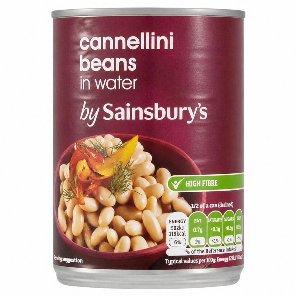 Sainsbury's Cannellini Beans In Water 400g (235g*)