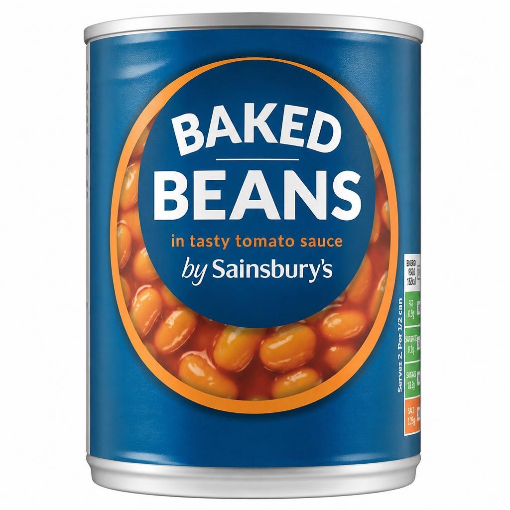 Sainsbury's Baked Beans In Tomato Sauce 400g