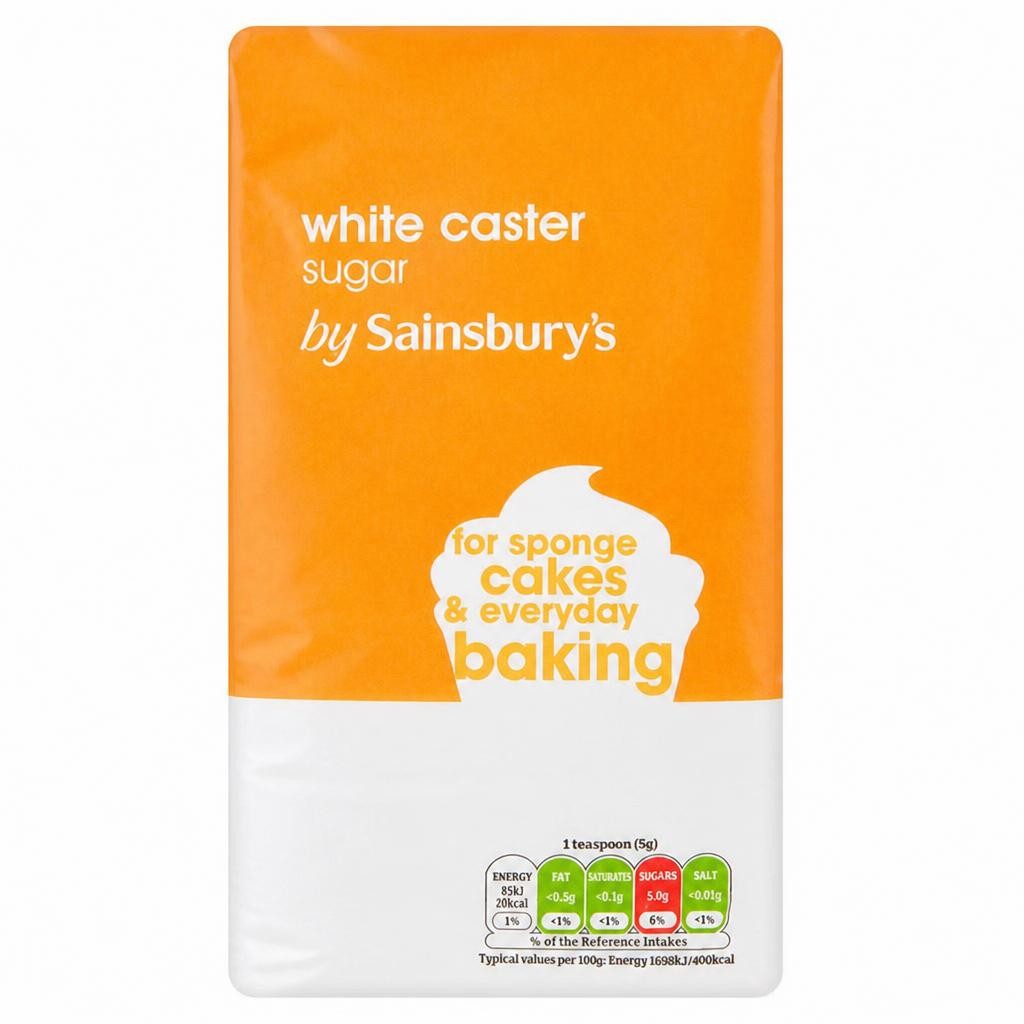Sainsbury's White Caster Sugar 1kg