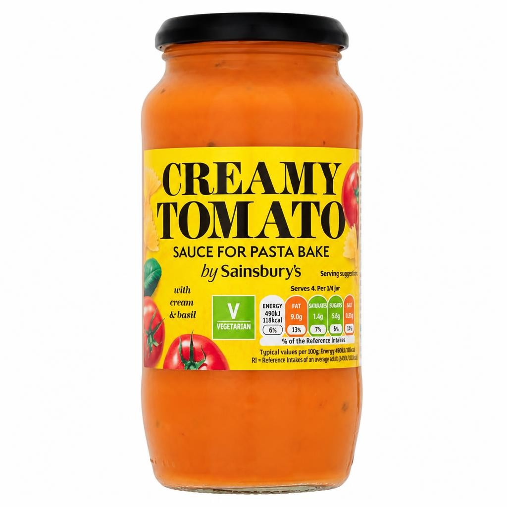 Sainsbury's Creamy Tomato Pasta Bake Sauce 480g