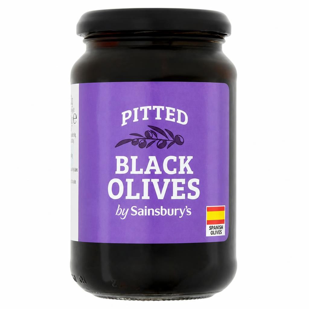 Sainsbury's Pitted Black Olives 340g (150g*)