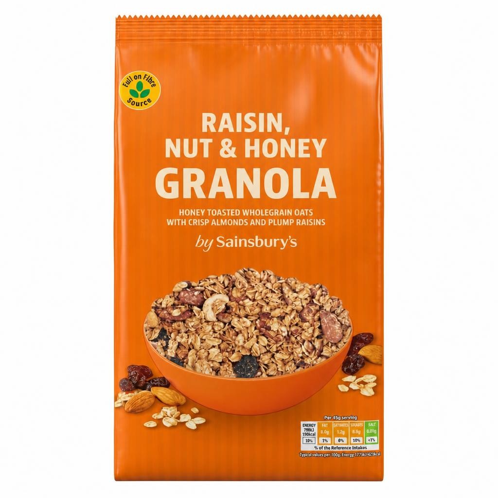 Sainsbury's Granola, Raisin, Nut & Honey 1kg