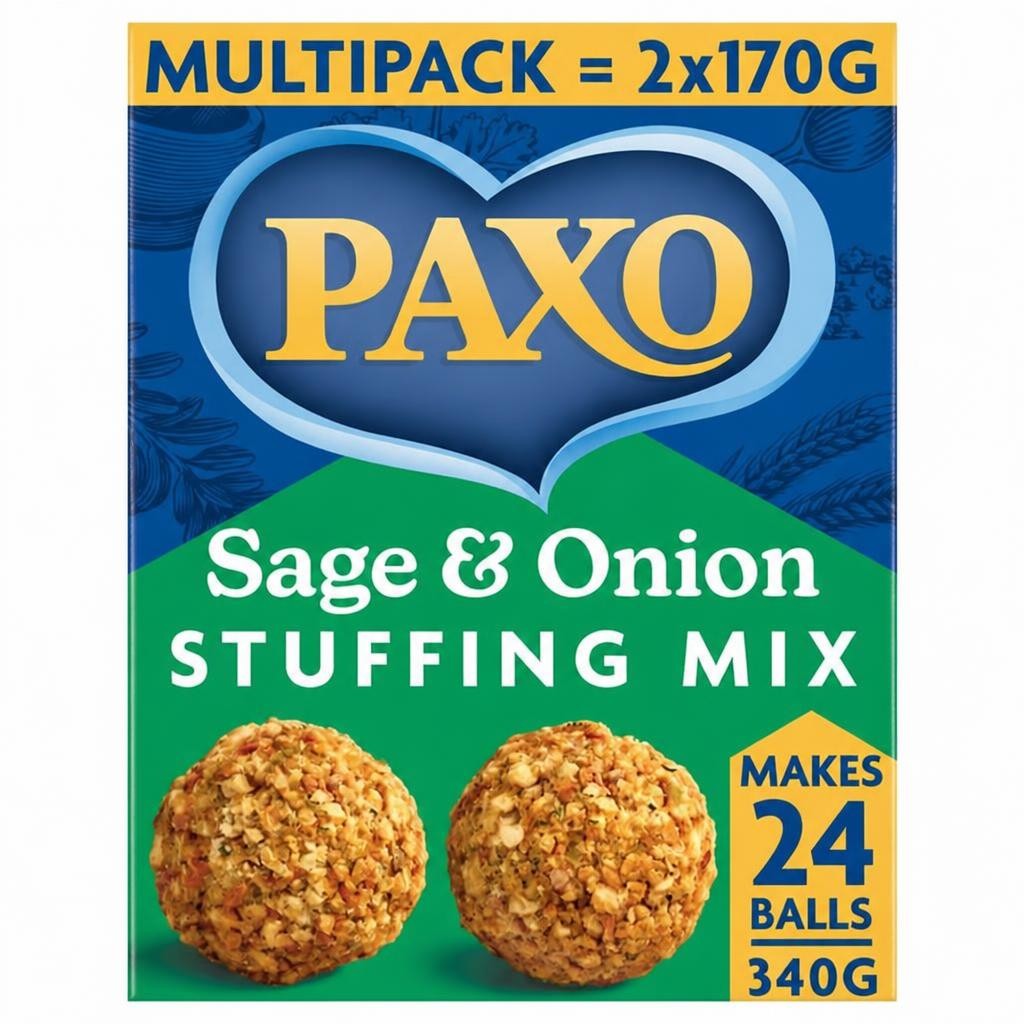 Paxo Sage & Onion Stuffing Mix 340g