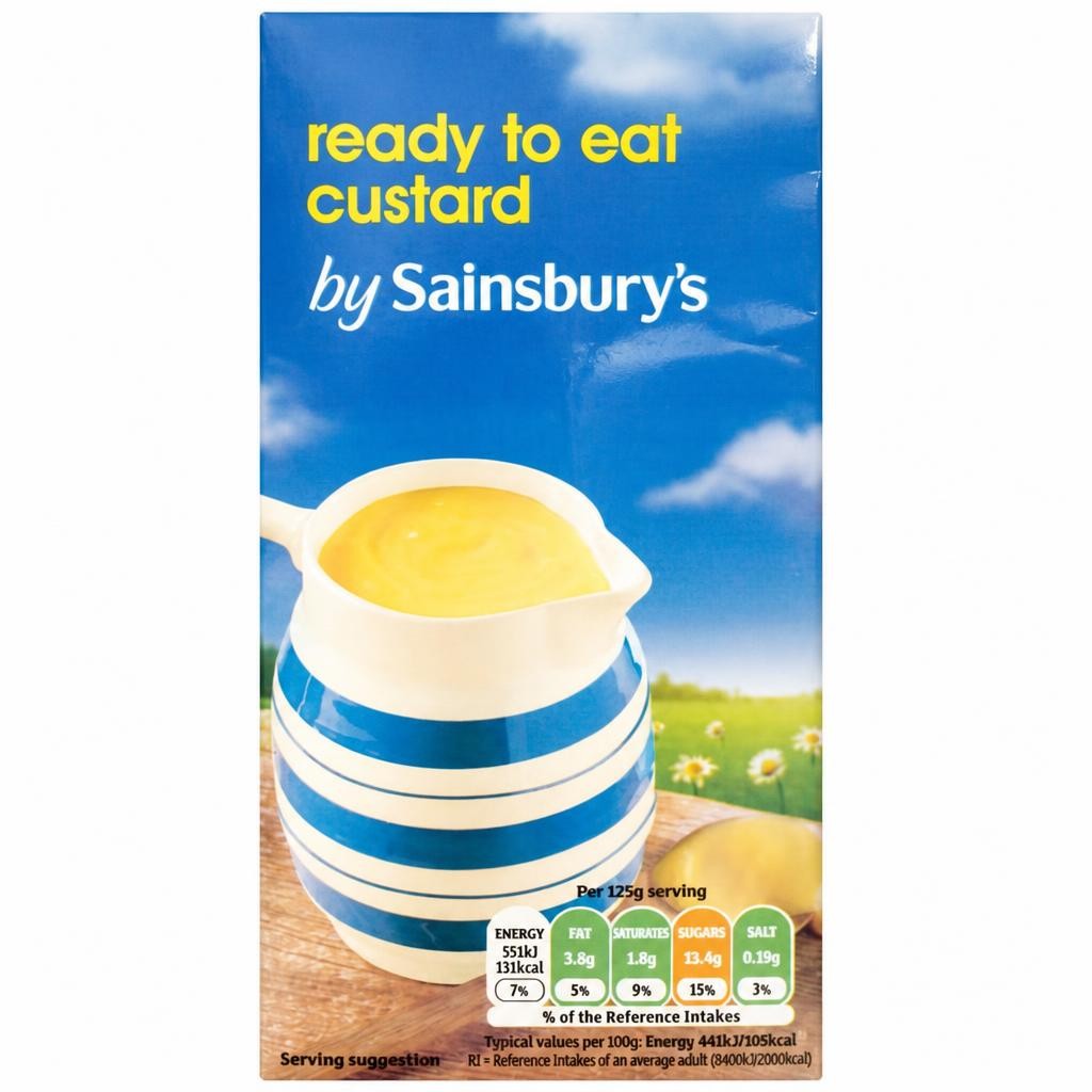 Sainsbury's Ready To Eat Custard 500g