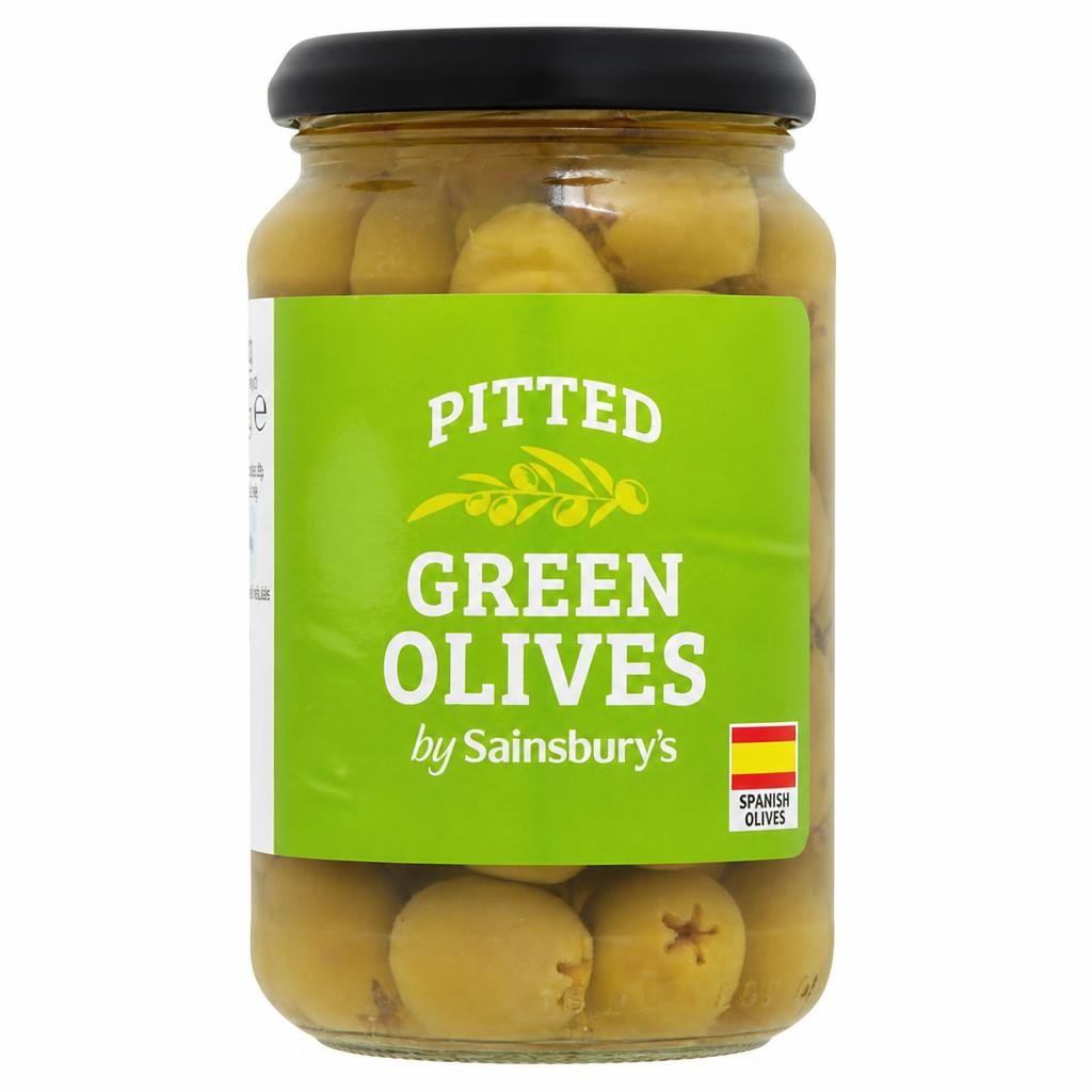 Sainsbury's Pitted Green Olives 340g (150g*)