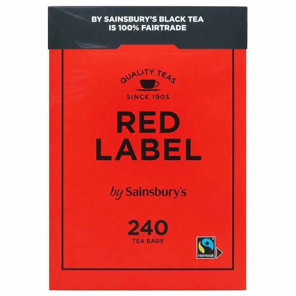 Sainsbury's Red Label Fairtrade Tea Bags x240 750g