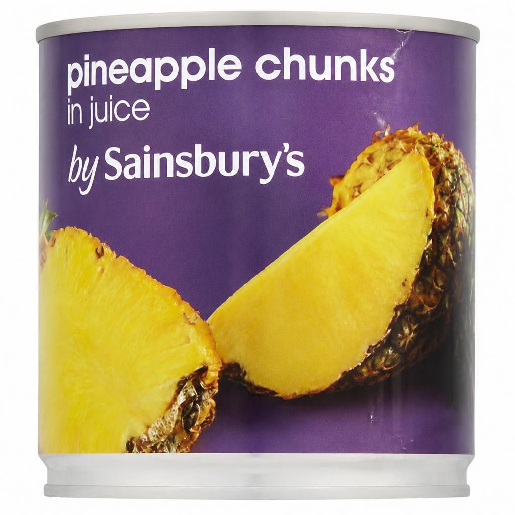 Sainsbury's Pineapple Chunks in Fruit Juice 425g