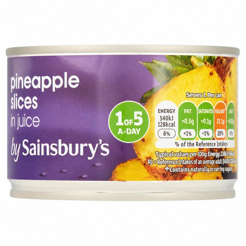 Sainsbury's Pineapple Slices in Juice 227g