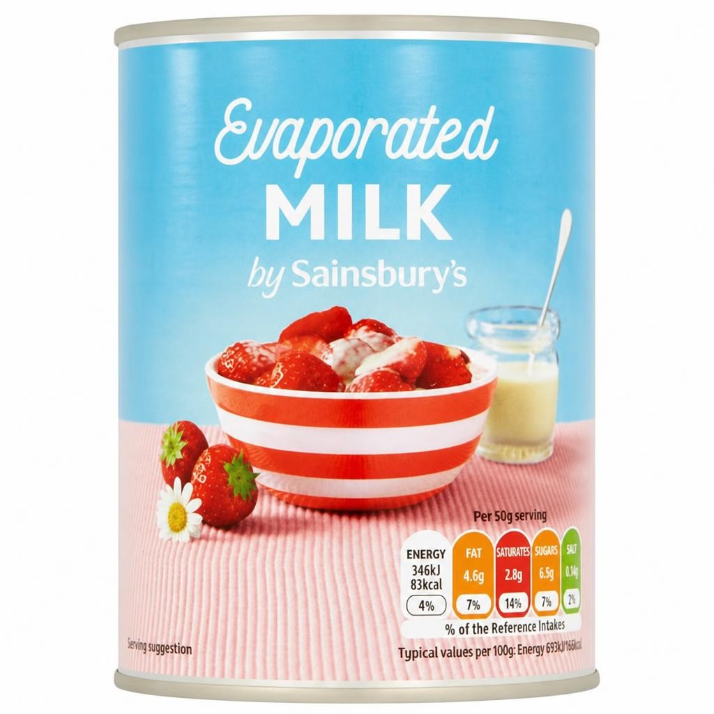Sainsbury's Evaporated Milk 410g