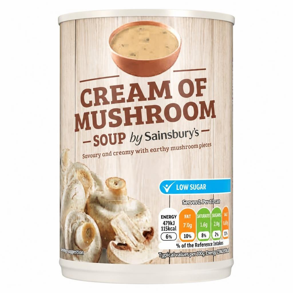 Sainsbury's Cream Of Mushroom Soup 400g