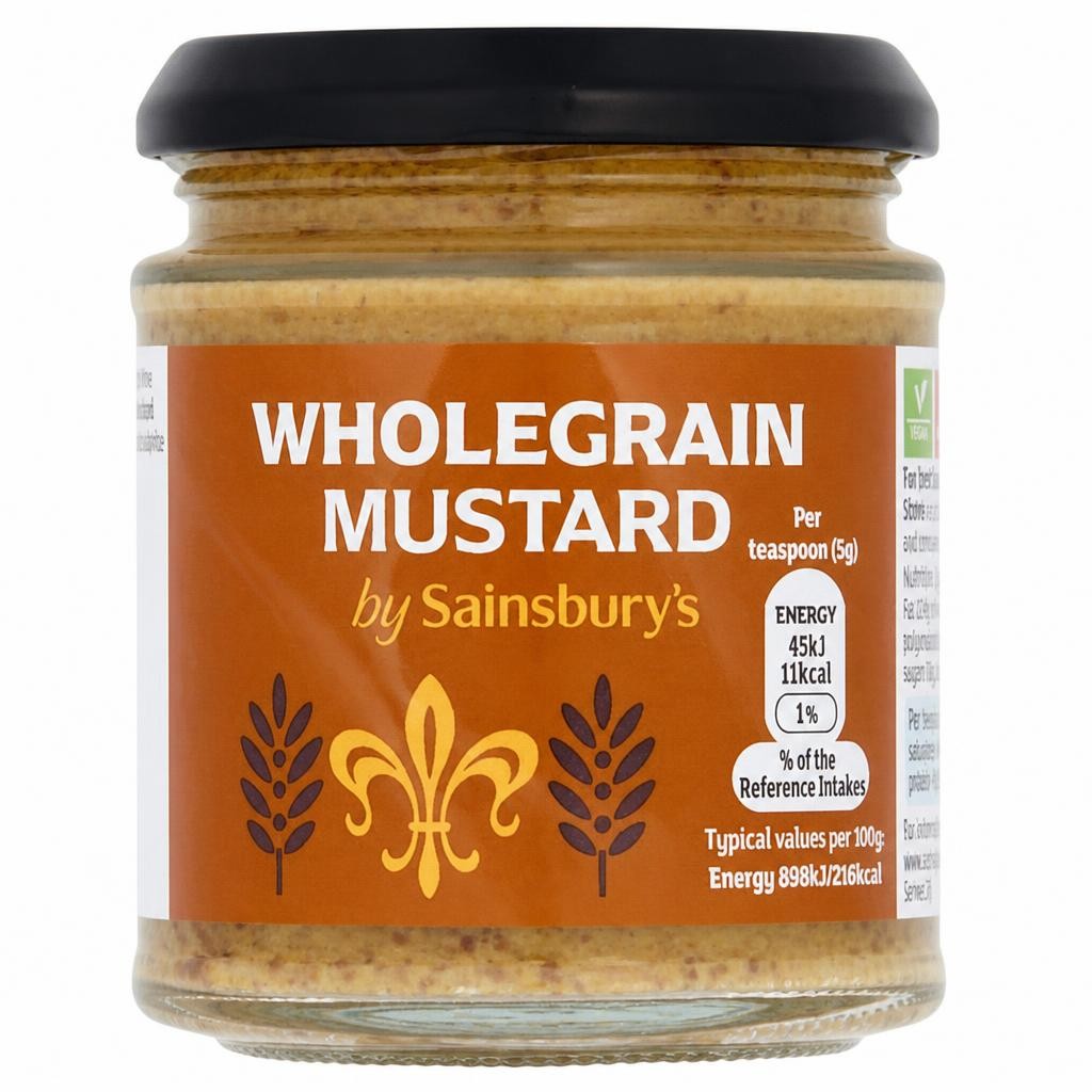 Sainsbury's Wholegrain Mustard 180g