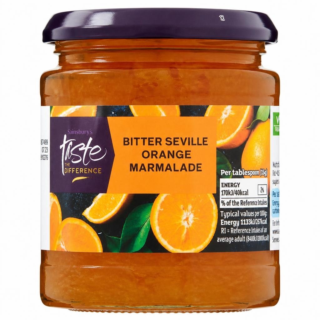 Sainsbury's Fresh Fruit Bitter Orange Marmalade, Taste the Difference 340g