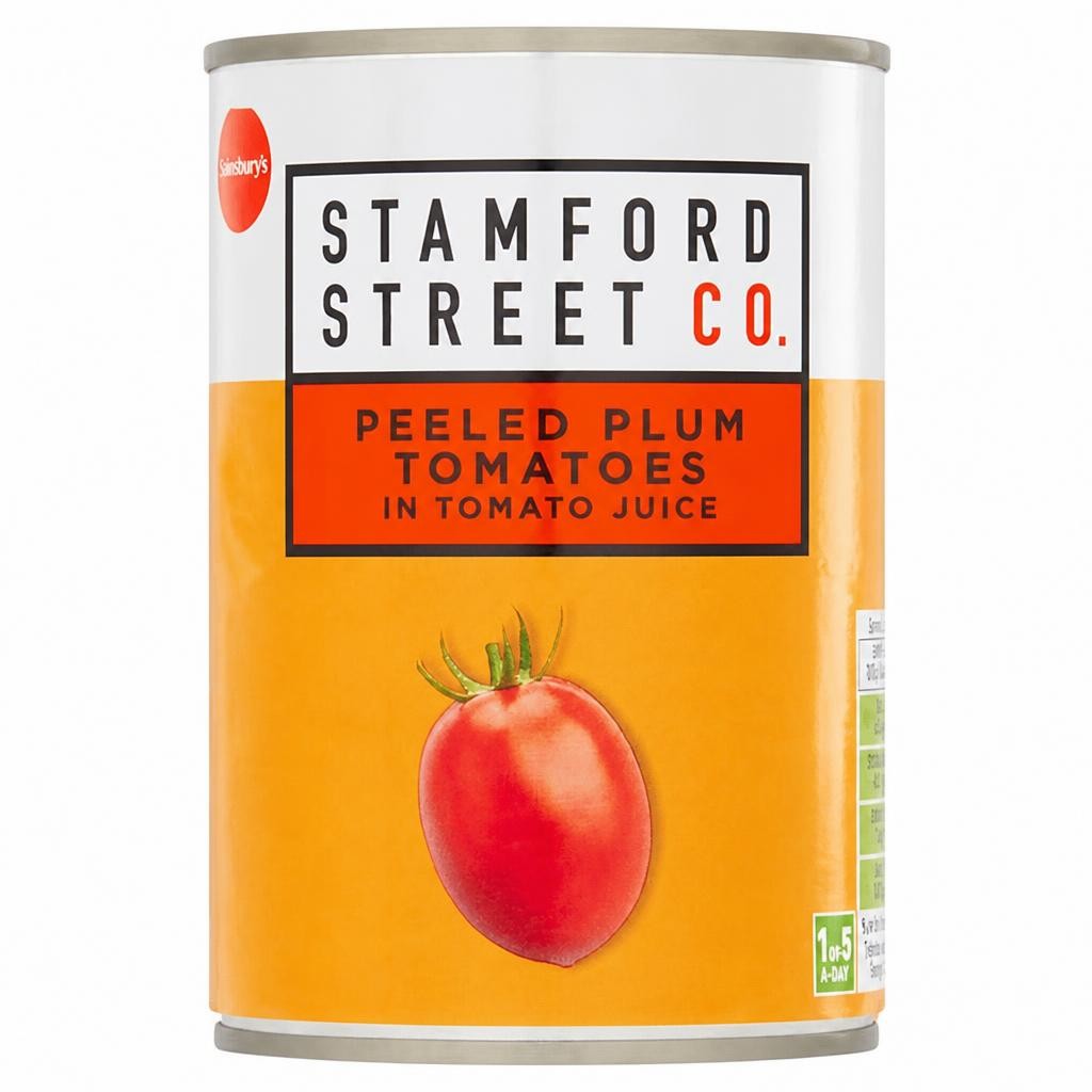 Stamford Street Co. Peeled Plum Tomatoes in Tomato Juice 400g