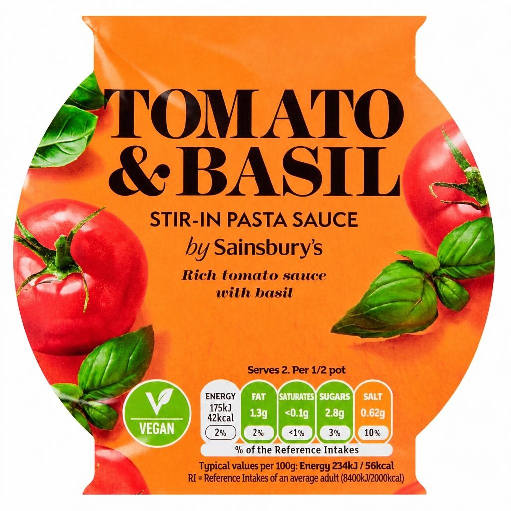 Sainsbury's Stir In Tomato & Basil Pasta Sauce 150g