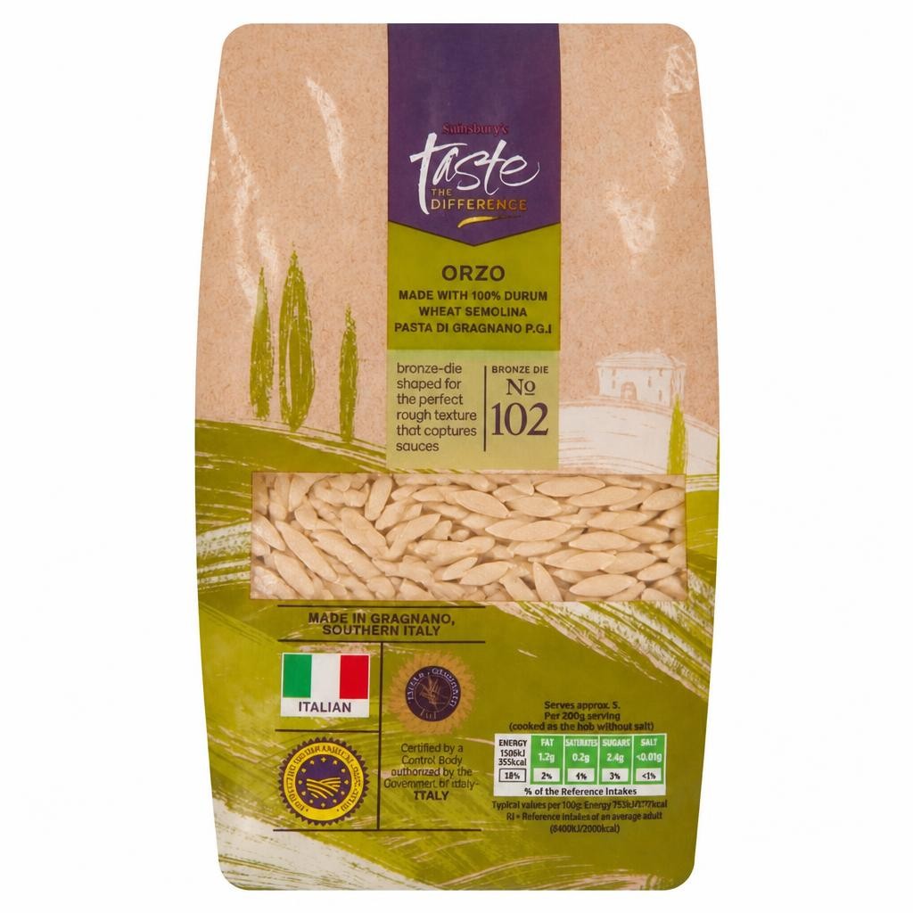 Sainsbury's Orzo Pasta, Taste the Difference 500g