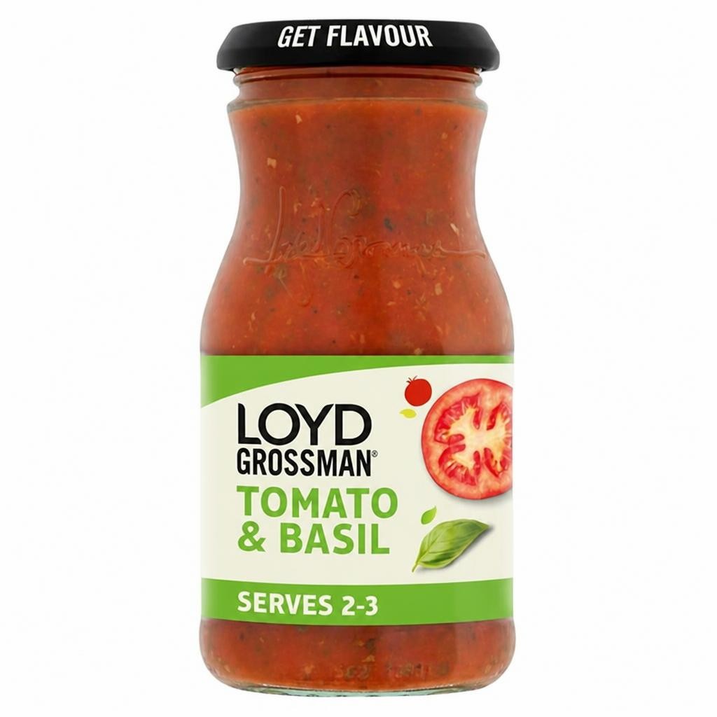 Loyd Grossman Pasta Sauce, Tomato & Basil 350g