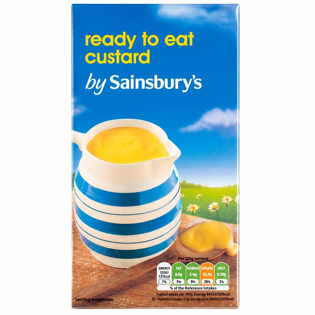 Sainsbury's Ready To Eat Custard 1kg