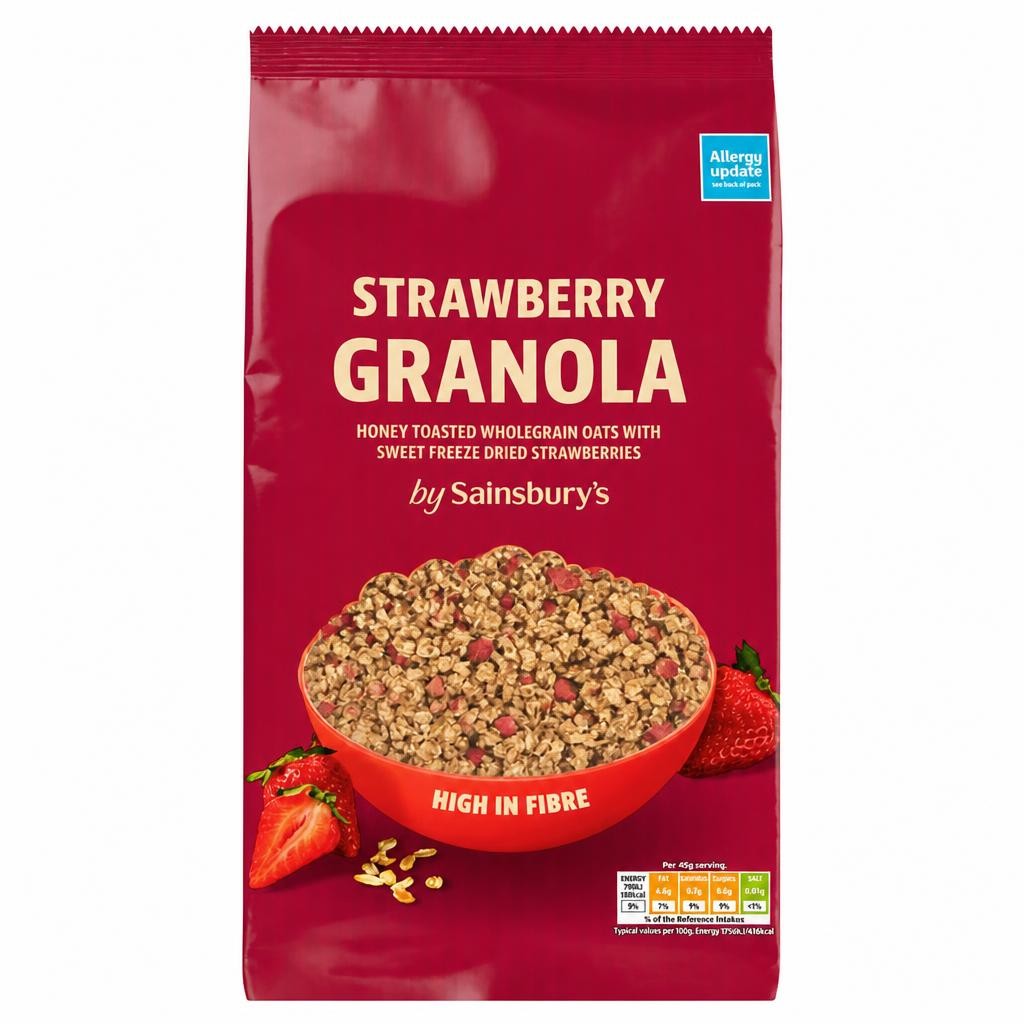 Sainsbury's Granola, Strawberry 1kg