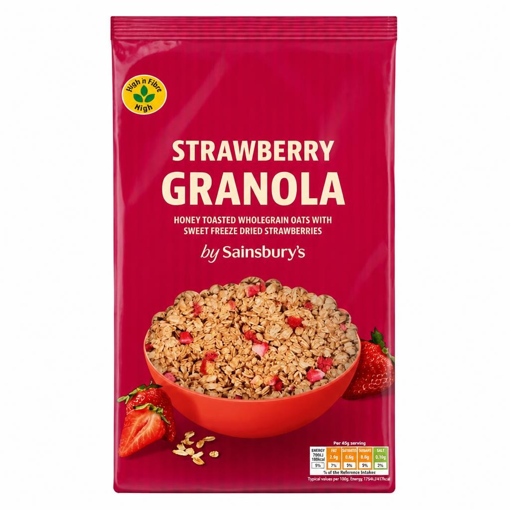 Sainsbury's Granola, Strawberry 1kg