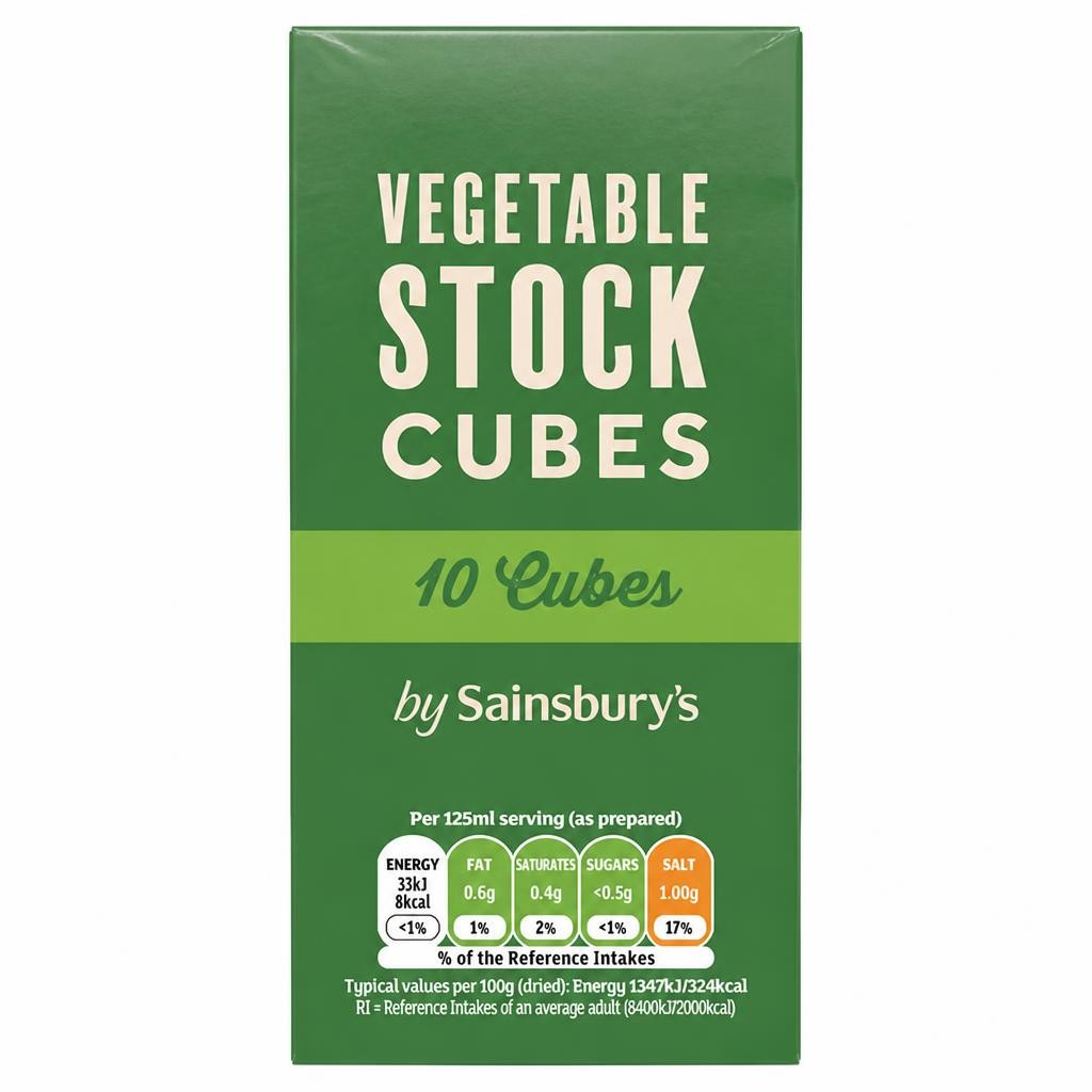 Sainsbury's Vegetable Stock Cubes 10 x 10g