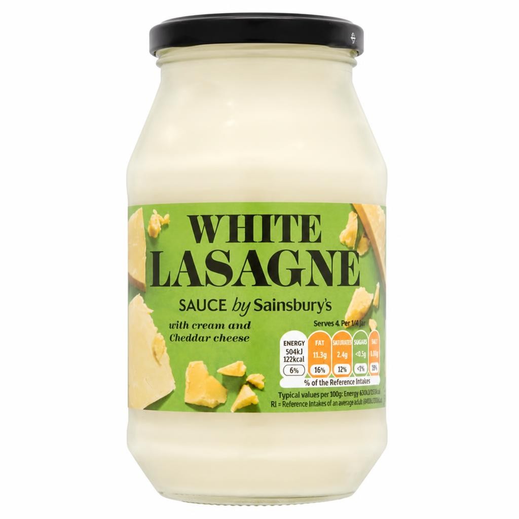 Sainsbury's Lasagne Sauce Creamy White 480g